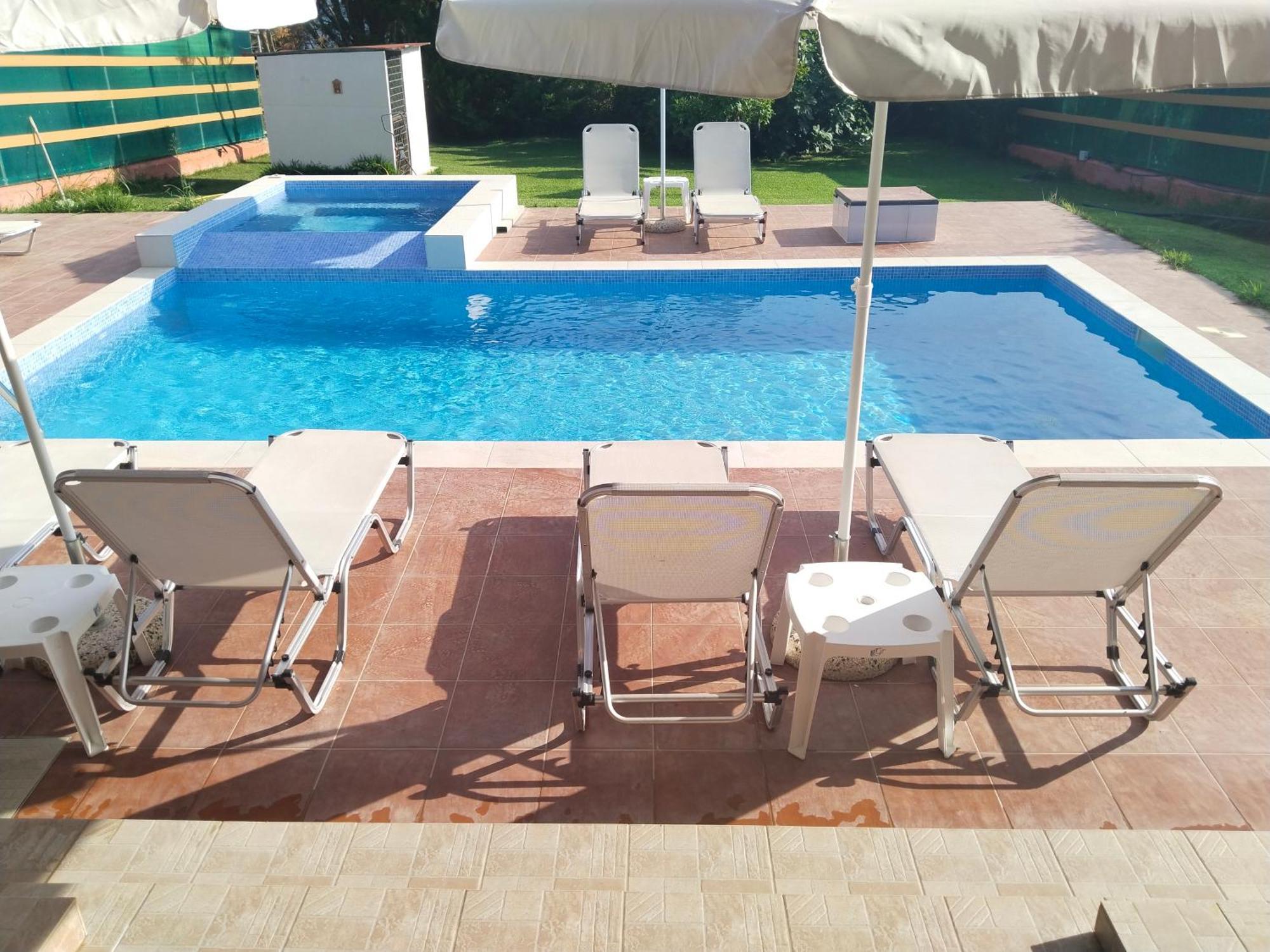 Maria Lemoni Swimming Pool Apartment Nea Skioni Chambre photo