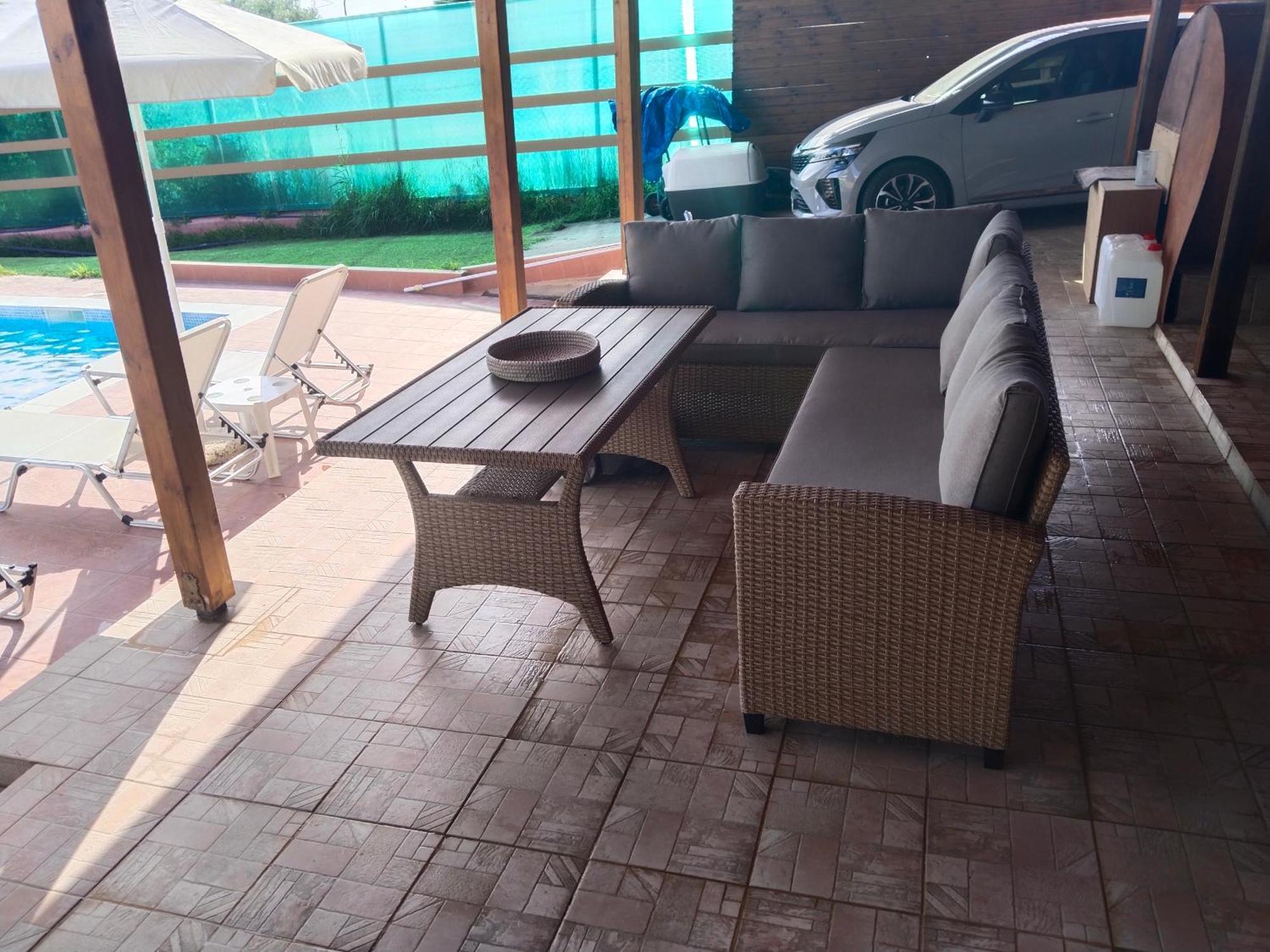 Maria Lemoni Swimming Pool Apartment Nea Skioni Extérieur photo